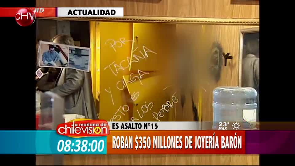 Delincuentes robaron 350 millones de joyería y dejaron mensaje: 