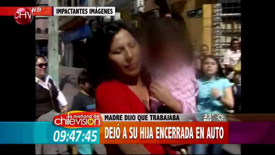 Padres Irresponsables: Madre dejaba a su hija encerrada en su auto mientras trabajaba