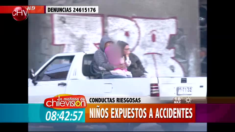 Conductas riesgosas: Niños expuestos a accidentes por padres imprudentes