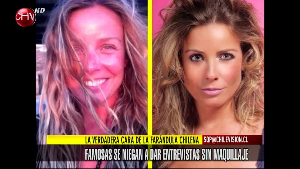 Famosas niegan entrevistas cuando están sin maquillaje