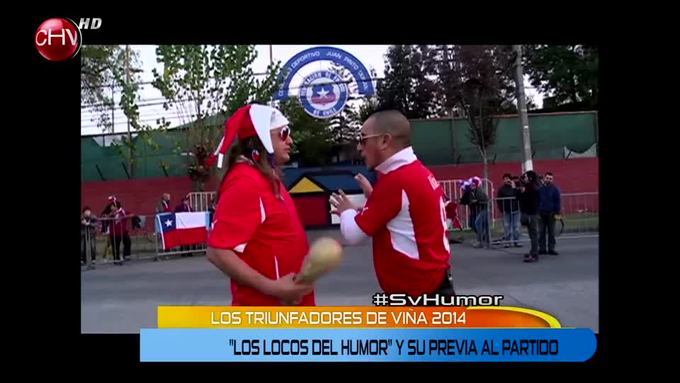 Los Locos del Humor y su previa al partido Chile v/s Egipto