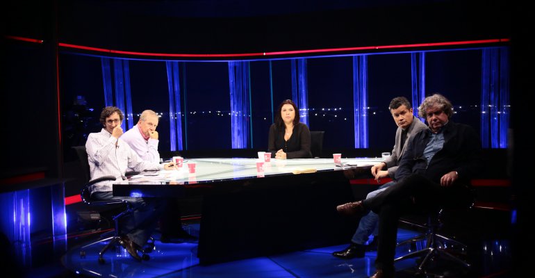 Máximo Pacheco, Bárbara Figueroa y Bernardo Fontaine en Tolerancia Cero