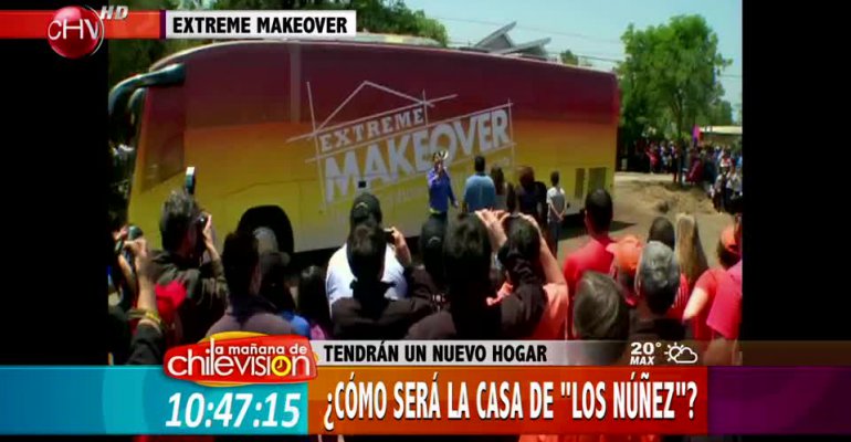 La emocionante historia de la familia chilena en Extreme Makeover