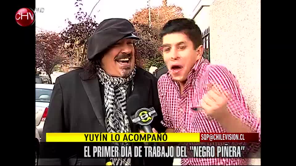 Acompañamos al Negro Piñera en su primer día de trabajo