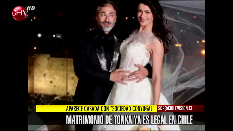 El matrimonio de Tonka ya es legal en Chile
