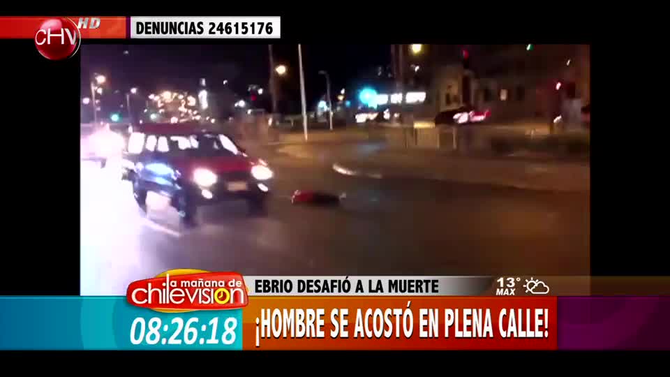 Mira diferentes registros de peatones ebrios arriesgando sus vidas