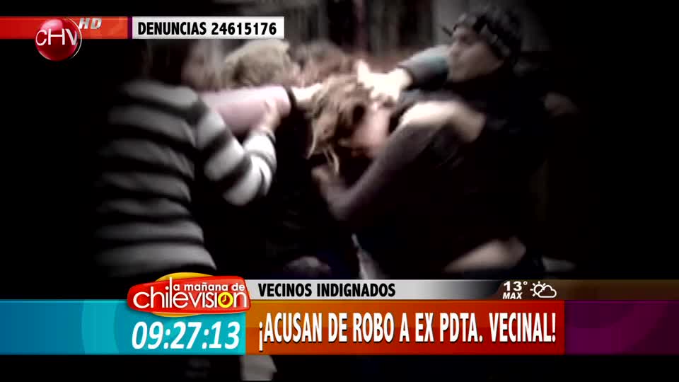 Cruda pelea entre vecinas por presunto robo de dineros