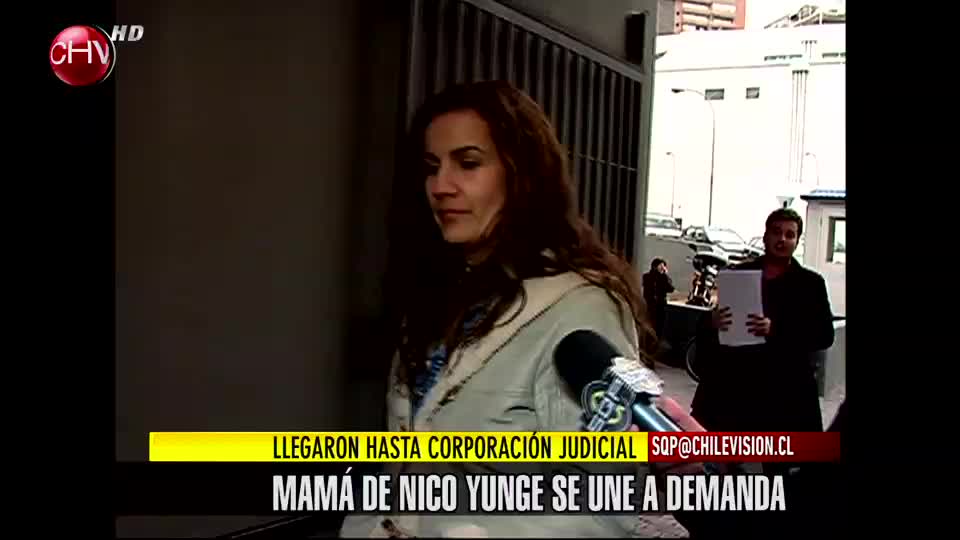 Mamá de Nico Yunge se unió a demanda por pensión de alimentos