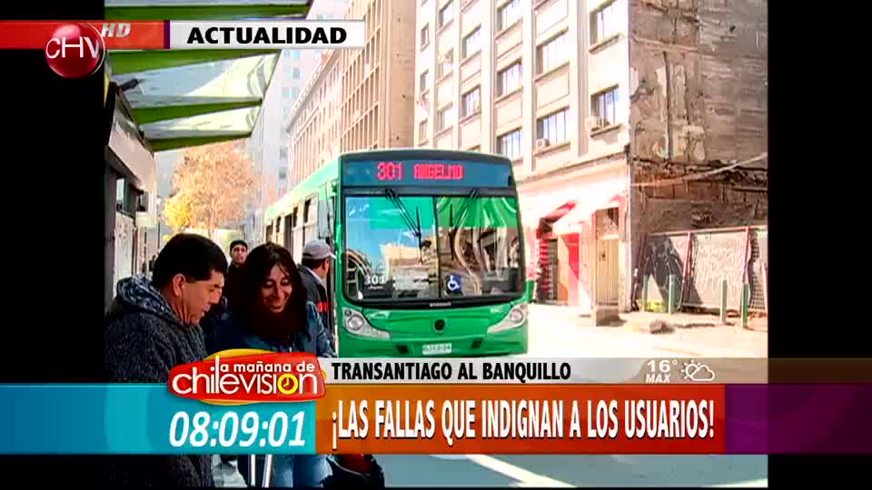 Mira cómo reaccionan las personas que no pagan el Transantiago