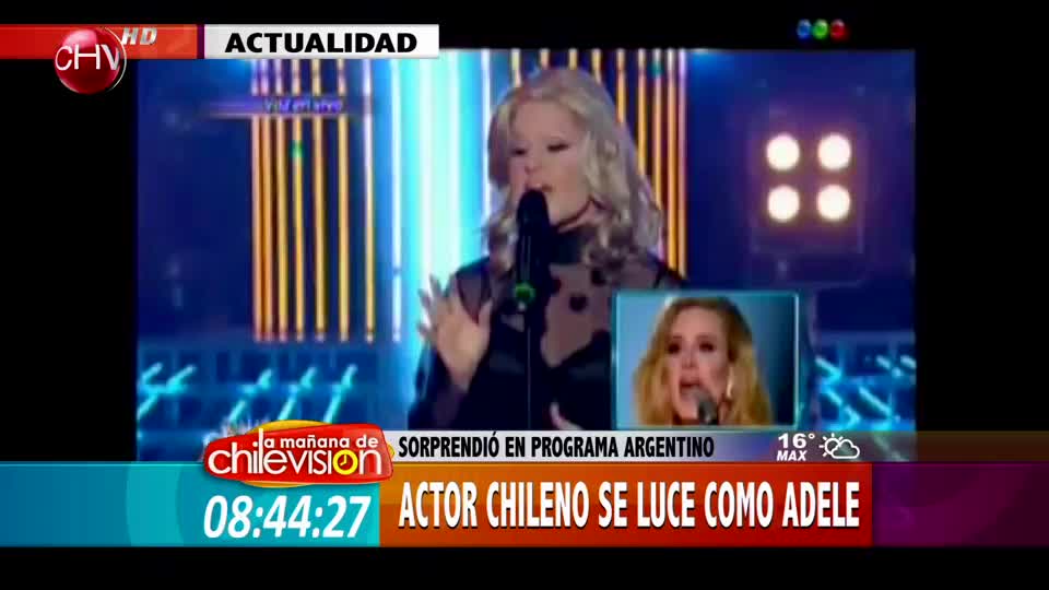 Augusto Schuster se llevó todos los aplausos cantando como Adele en Argentina