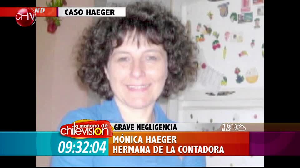 Conoce nuevos antecedentes sobre la muerte de Vivian Haeger