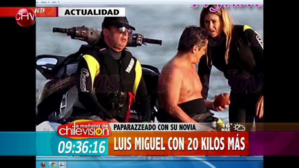 ¡Luis Miguel es paparazzeado con 20 kilos de más!
