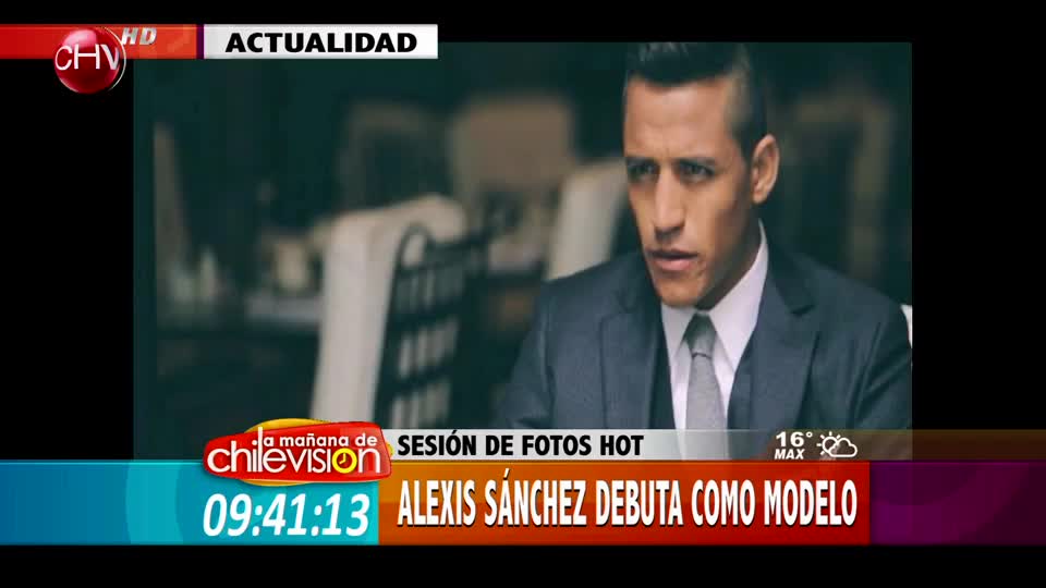 Alexis Sánchez protagoniza sesión de fotos hot