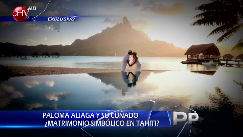 Paloma Aliaga y su cuñado se habrían casado simbólicamente en Tahiti