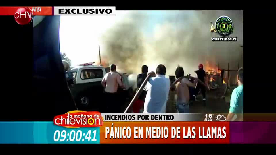 Pánico en medio de las llamas: Los incendios por dentro