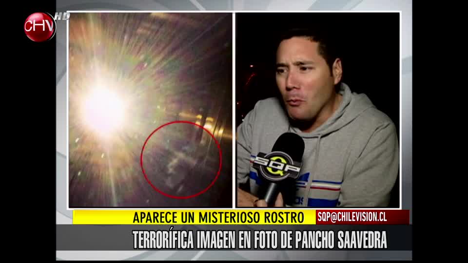 ¿Paranormal? Terrorífica imágen apareció en fotografía de Pancho Saavedra