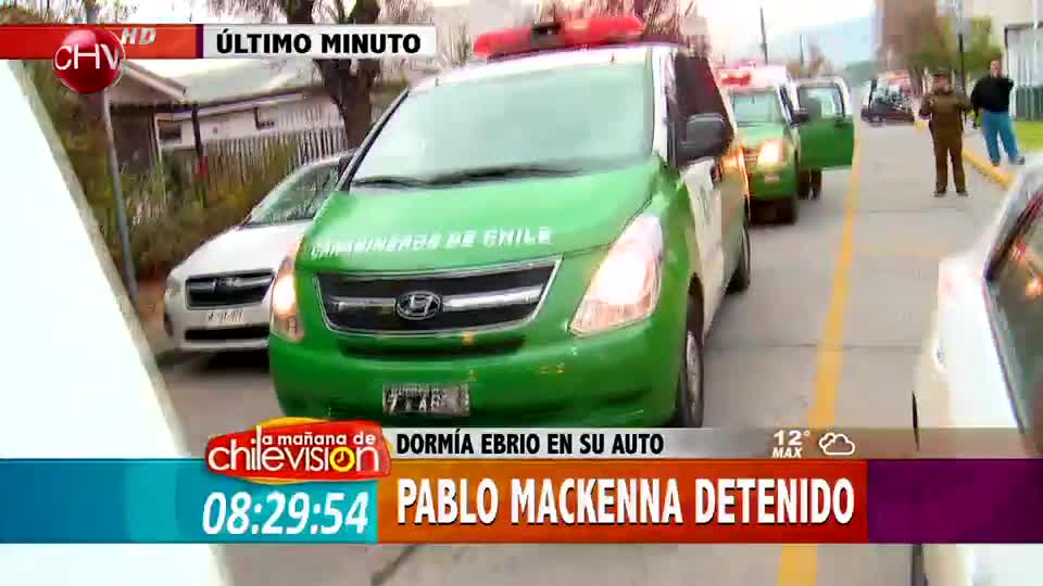 Pablo Mackenna fue trasladado al centro de justicia para su formalización