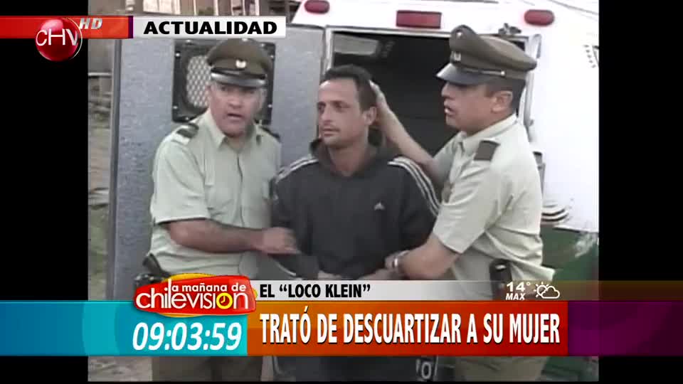 El loco Klein: Dinamitó la casa con su hijo al interior