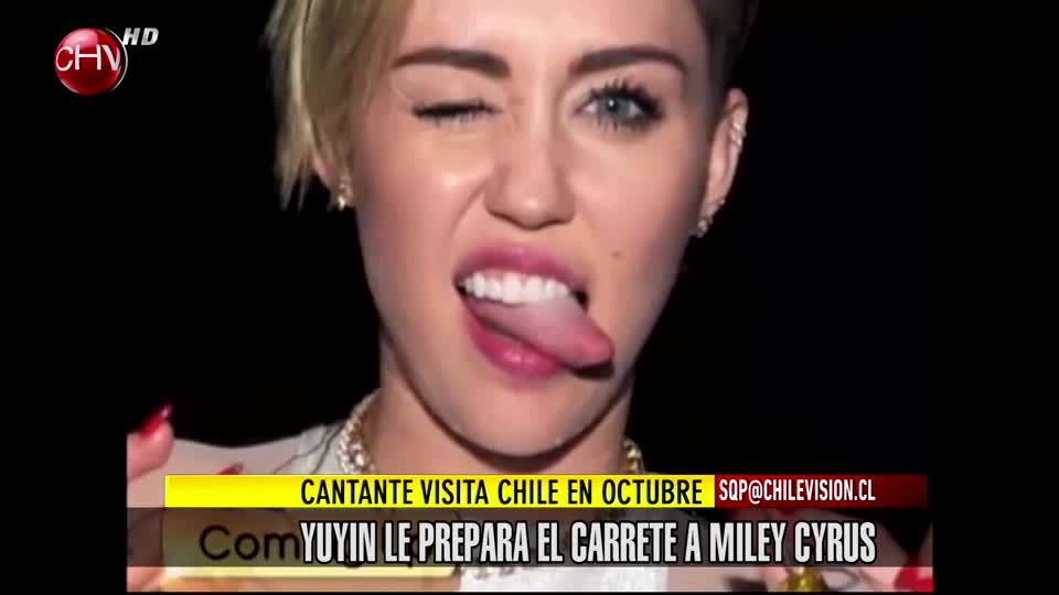 Miley Cyrus visita Chile y Yuyín prepara el carrete de bienvenida