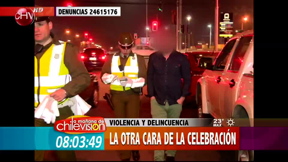 Mire cómo se comportan los chilenos luego de una celebración futbolera