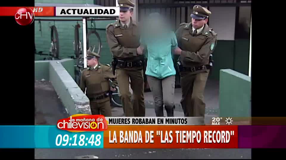 Conoce a la banda delictual “Las tiempo record”