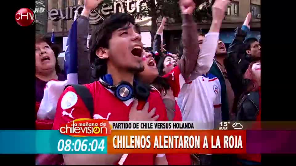 Chilenos alentaron a La Roja y conservan la esperanza pese a caer con Holanda