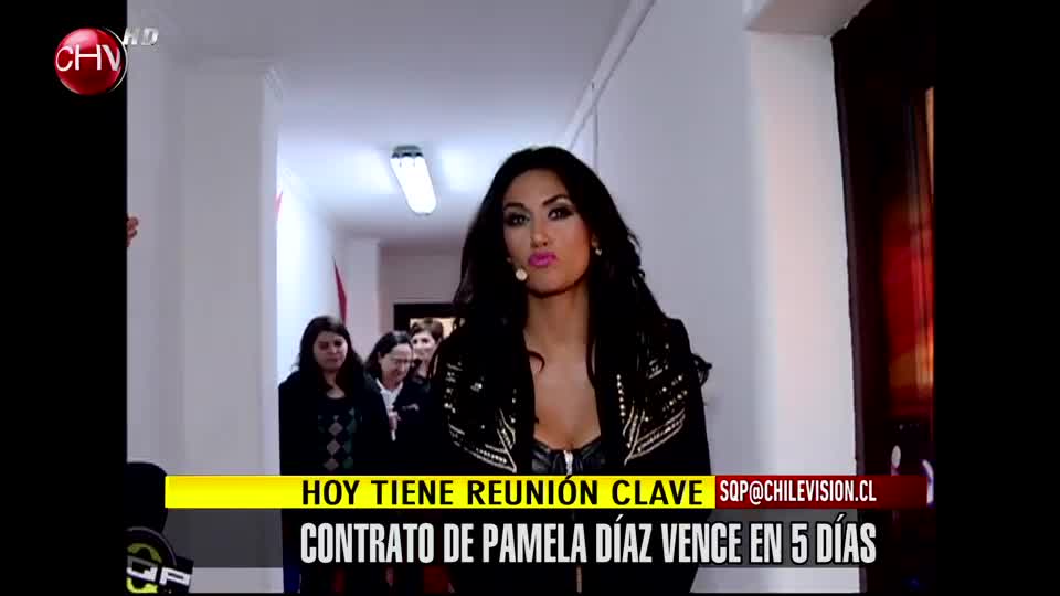 Pamela Díaz en reunión clave con su casa televisiva a 5 días de que venza su contrato