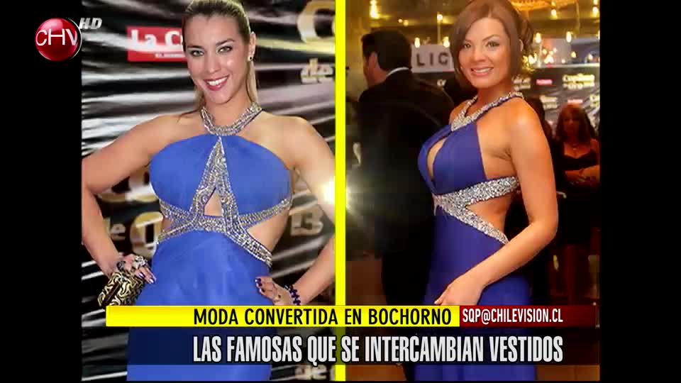 Famosas y sus bochornos al repetirse los mismos vestidos