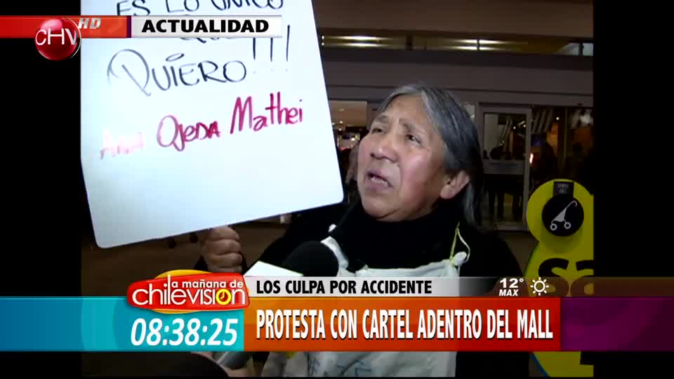 Sufrió grave accidente en mall de Maipú y empresa no se hace cargo