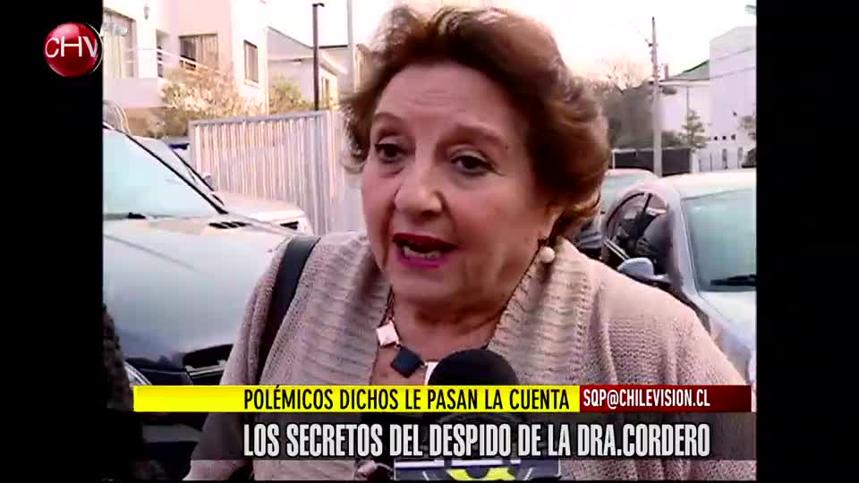 Los duros dichos que le costaron el puesto a la cuestionada Dra. Cordero