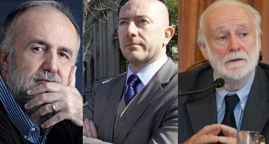 Marco Antonio de la Parra, Manuel Riesco y Rafael Garay este domingo en Tolerancia Cero