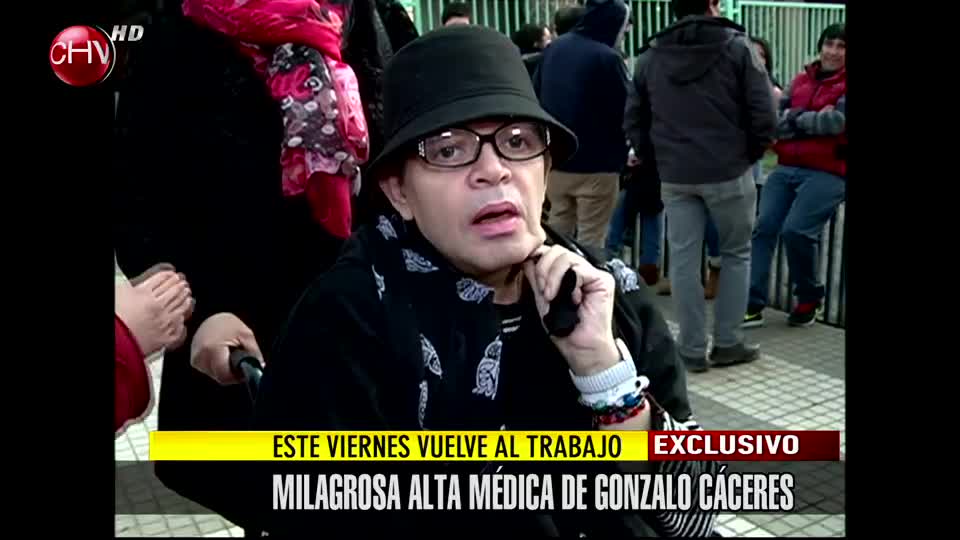 Milagrosa alta médica de Gonzalo Cáceres