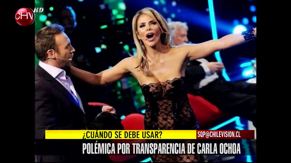 Mira lo que causó la transparencia de Carla Ochoa