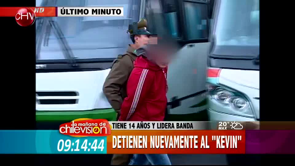 Carabineros detuvo a joven de 14 años que lidera banda delictual