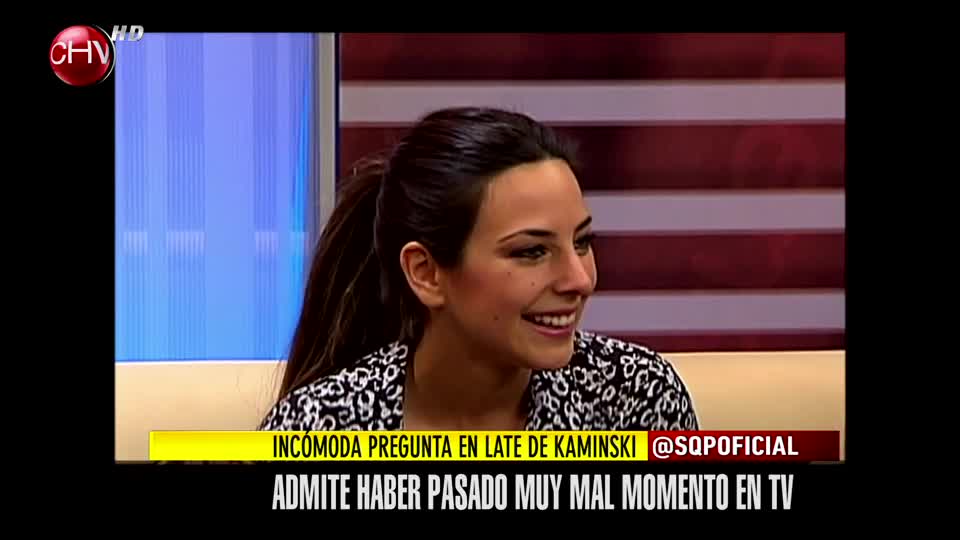 Daniela Castillo admite haber pasado mal momento en programa de TV