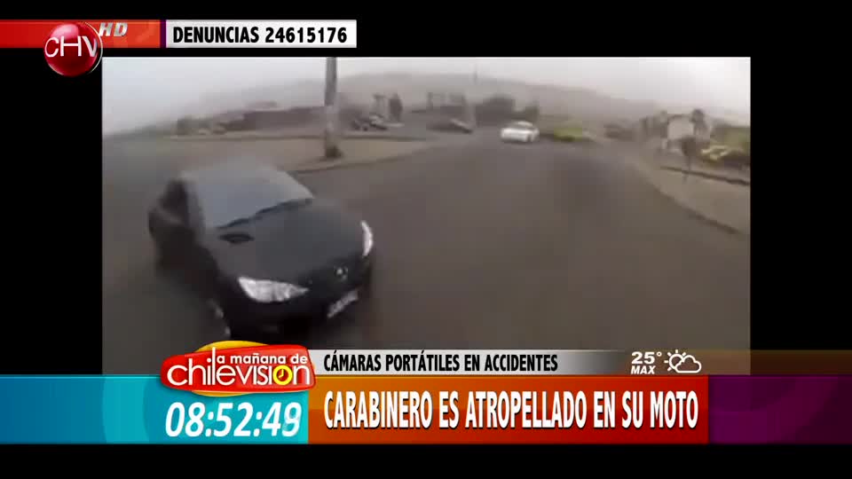 Cámaras en automoviles registran impactantes accidentes