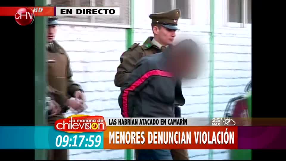 Detienen a dos jóvenes acusados de violar a menores en camarín de cancha de fútbol