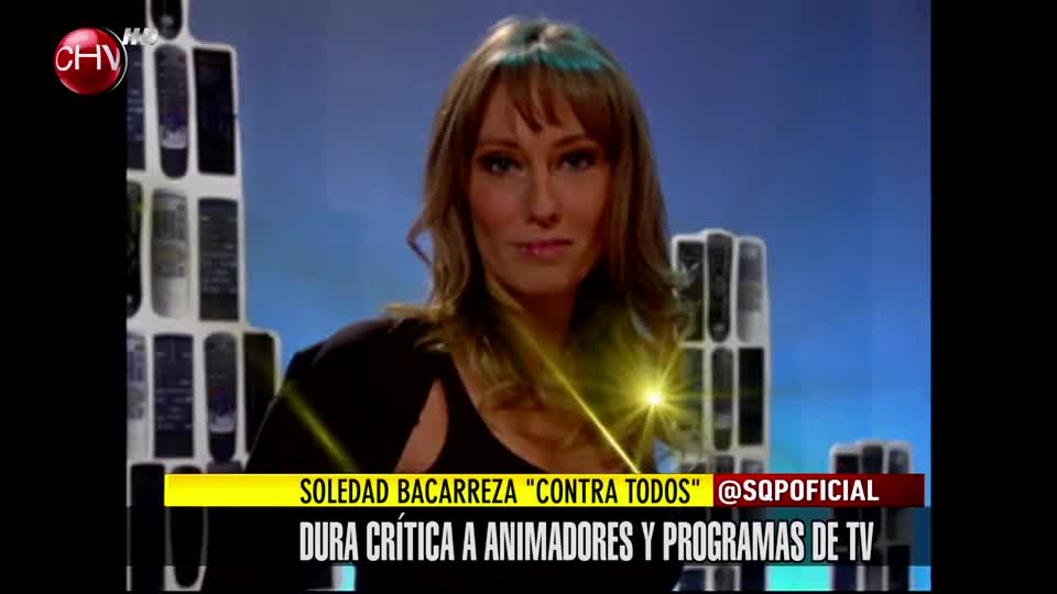 Soledad Bacarreza “contra todos” critica a animadores y programas de TV
