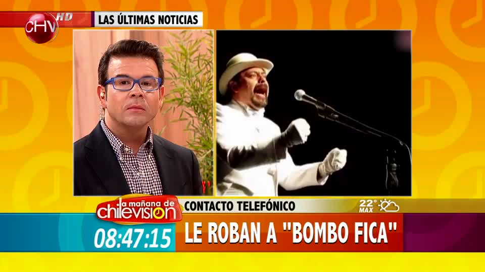 Bombo Fica tras robo de su casa: 