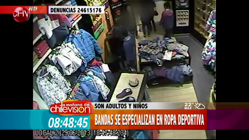 Tiendas deportivas son blanco de bandas de mecheros