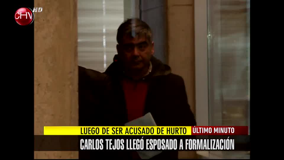 Revisa las imágenes de la formalización de Carlos Tejos por hurto
