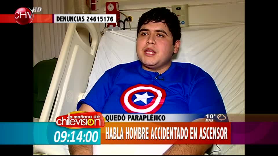 Accidentado en el ascensor: 