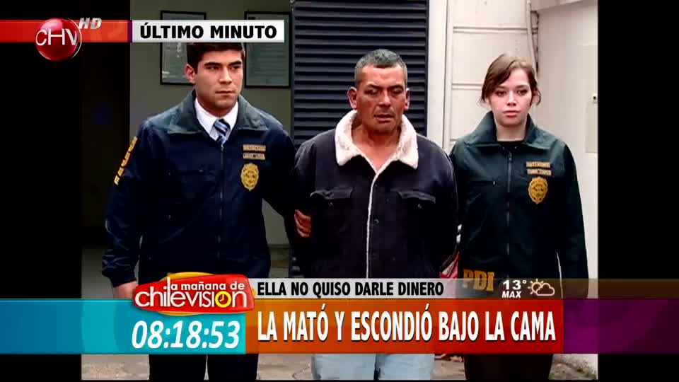 Sujeto mató su pareja y la escondió bajo la cama en La Pintana