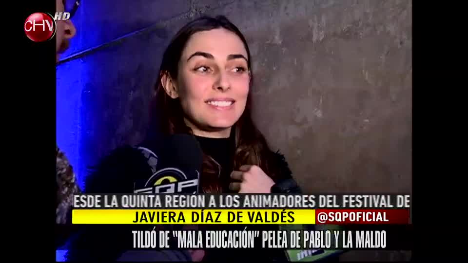 Javiera Díaz de Valdés tildó como “Mala Educación” discusión de Mackenna y “La Maldo”