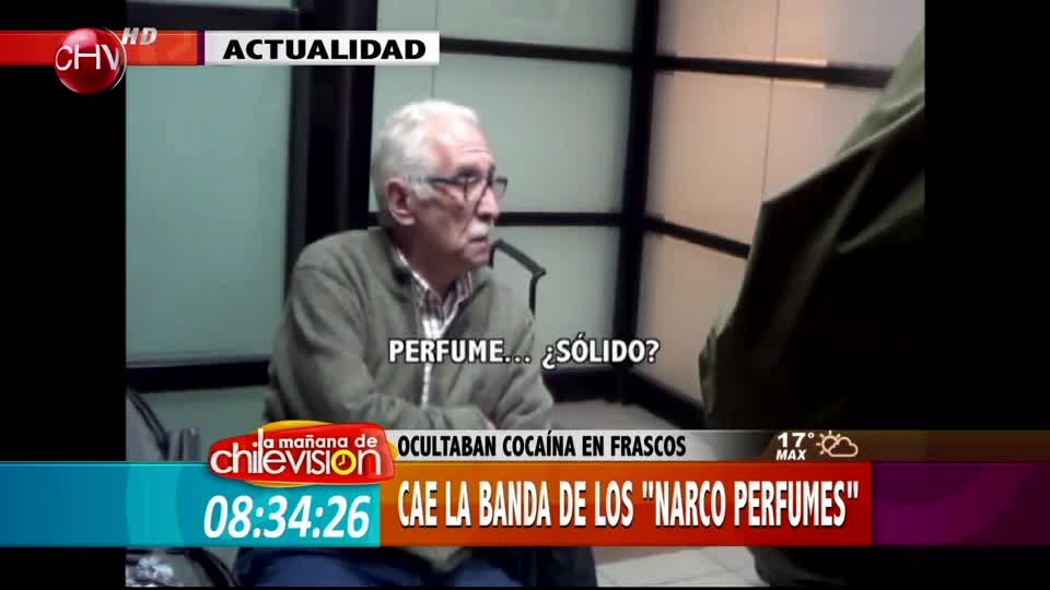 Abuelo italiano lideraba banda que trasladaba droga en exclusivos perfumes