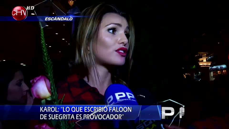 Fuerte guerra entre Faloon y Cata Vallejos