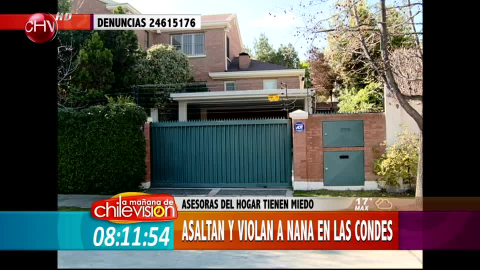 Asesora del hogar fue asaltada y violada en Las Condes