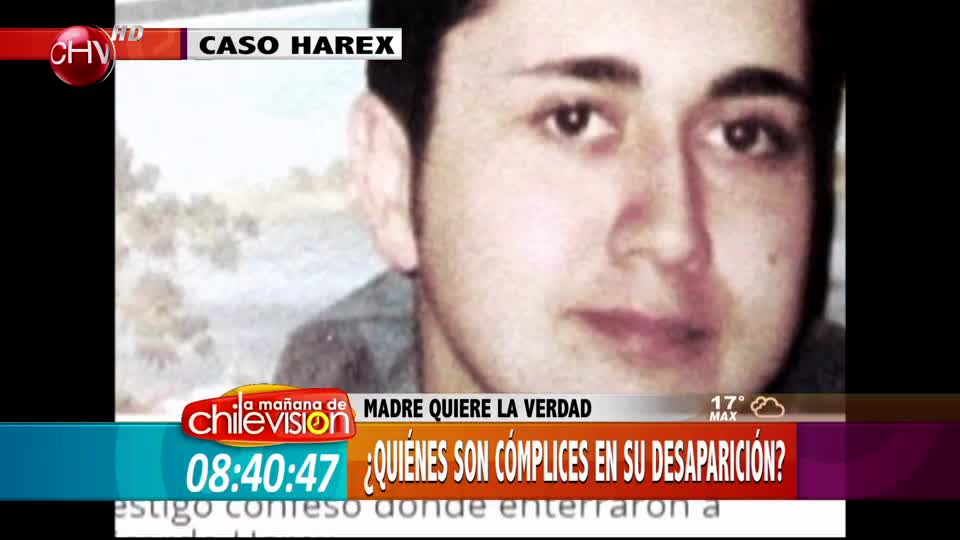 Falleció testigo clave sobre la desaparición de Ricardo Harex