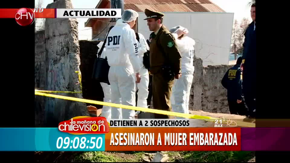 Encontraron presuntos culpables del asesinato de mujer embarazada