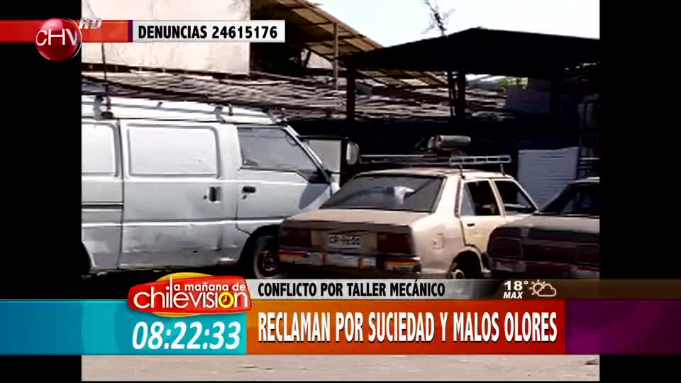 Vecinos aburridos por taller mecánico ubicado en la calle